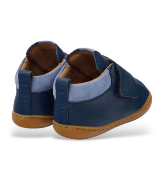 Camper Botins Peu em pele azul
