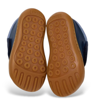 Camper Botins Peu em pele azul