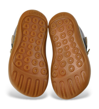 Camper Bottines en cuir Peu gris