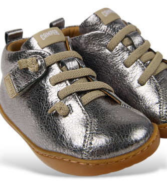 Camper Bottines en cuir Peu gris
