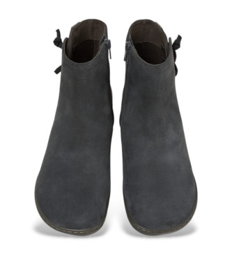 Camper Grey Peu Leather Ankle Boots