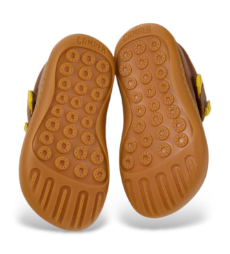 Camper Bottines en cuir Peu marron