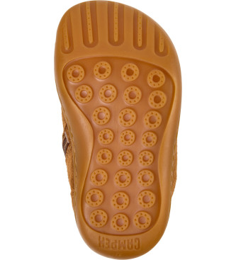 Camper Bottines Peu en cuir marron
