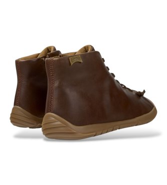 Camper Leather ankle boots Peu Path+ brown