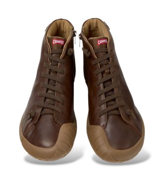 Camper Leather ankle boots Peu Path+ brown