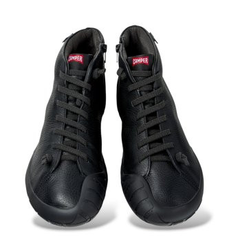Camper Botines de piel Peu Path+ negro