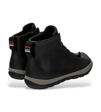 Camper Peu Pista GM Gore-Tex usnjeni škornji črni