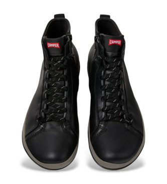 Camper Peu Pista GM Gore-Tex usnjeni škornji črni
