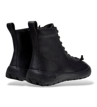 Camper Black leather Peu Serra ankle boots