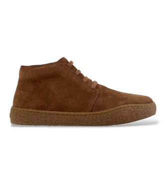 Camper Peu Terreno brown leather ankle boots