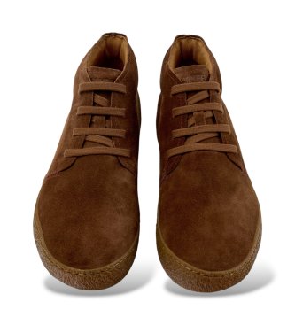 Camper Peu Terreno brown leather ankle boots
