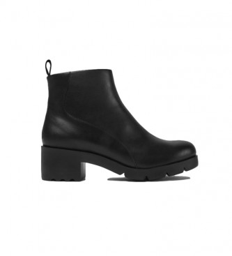 Camper Wanda leather ankle boots black