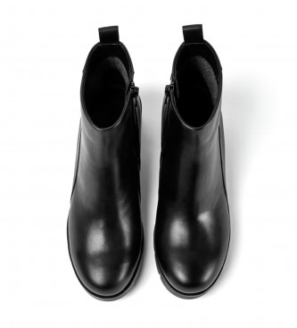 Camper Bottines en cuir Wanda noir