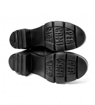 Camper Botins de couro Wanda preto