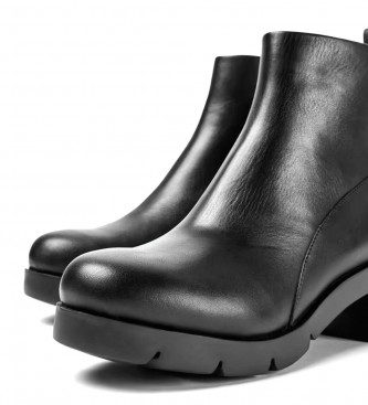 Camper Bottines en cuir Wanda noir