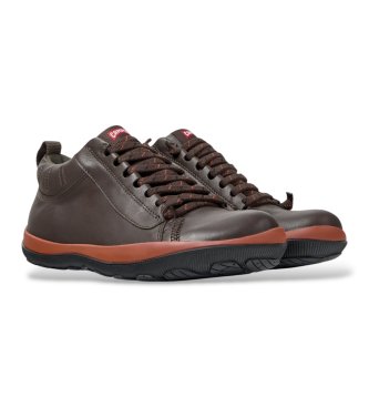 Camper Chaussures en cuir Peu Pista GM Gore-Tex marron foncé