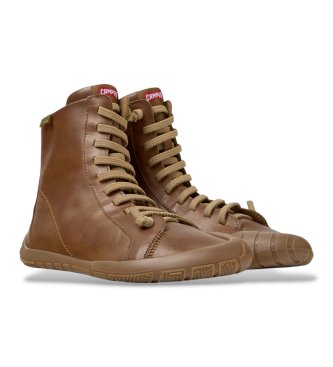Camper Botins de Pele Peu Path+ marrom