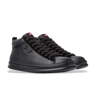 Camper Zwarte leren Runner-sneakers