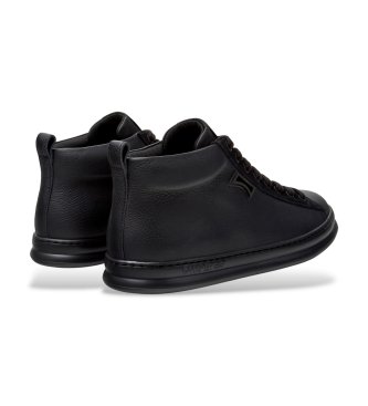 Camper Zwarte leren Runner-sneakers