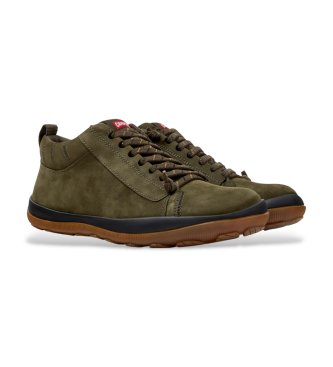 Camper Grønne Travelbuck lædersneakers