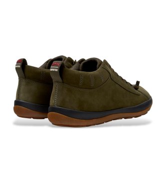 Camper Grønne Travelbuck lædersneakers