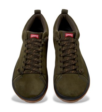 Camper Grønne Travelbuck lædersneakers