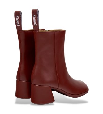 Camper Kora Burgundy Leather Boots
