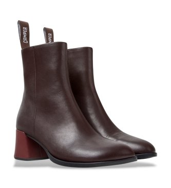 Camper Botas Ultrasoft de couro grená