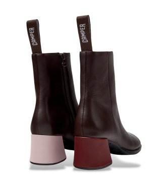 Camper Botas Ultrasoft de couro grená