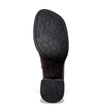 Camper Botas Ultrasoft de couro grená