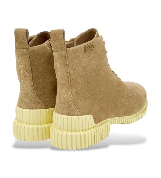 Camper Ankelk�ngor i brunt Pix-l�der