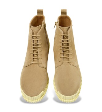 Camper Ankelk�ngor i brunt Pix-l�der