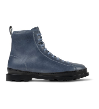 Camper Brutus Lederstiefeletten blau