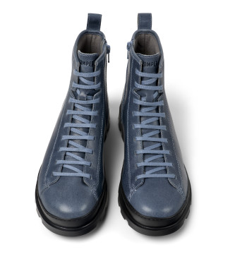 Camper Bottines en cuir Brutus bleu