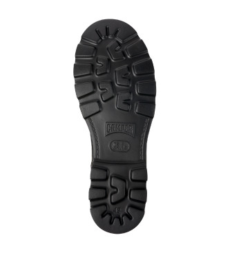 Camper Botins Brutus em pele cinzenta