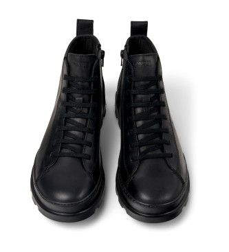 Camper Botins de couro Brutus preto