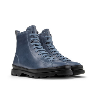 Camper Stivaletti Brutus in pelle blu