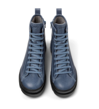 Camper Stivaletti Brutus in pelle blu