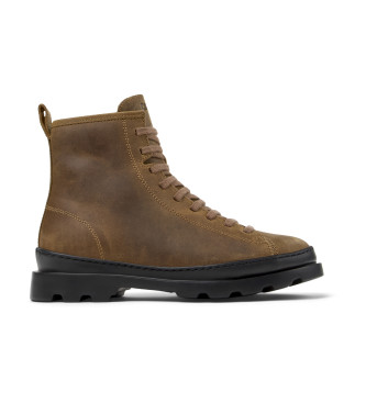 Camper Bottines en cuir marron Brutus