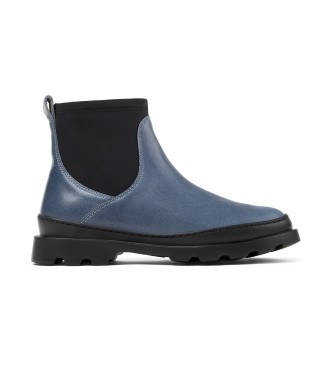 Camper Brutus blue leather ankle boots