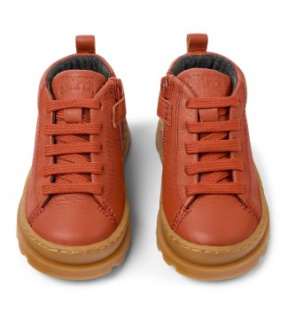 Camper Brutus Leather Sneakers red