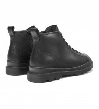 Camper Brutus leather ankle boots black