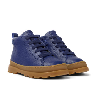 Camper Brutus FW leren enkellaarsjes blauw