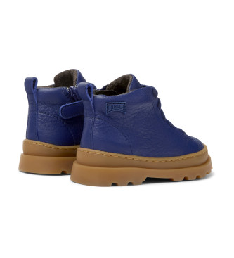 Camper Brutus FW leren enkellaarsjes blauw