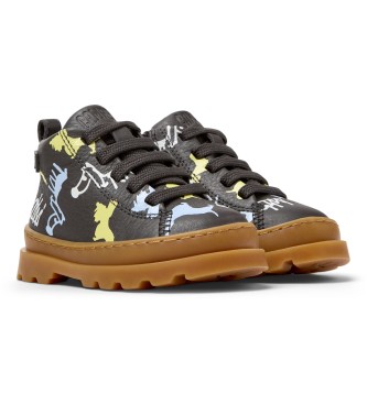 Camper Scarpe da ginnastica Brutus FW in pelle nera