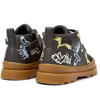 Camper Brutus Leren Sneakers FW zwart