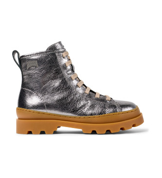 Camper Silver Brutus leather botiens 