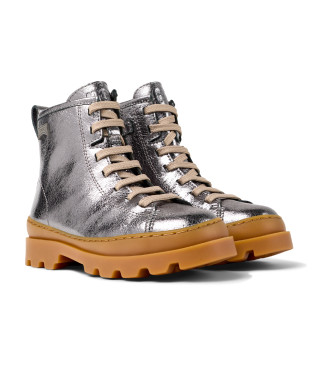 Camper Silver Brutus leather botiens 