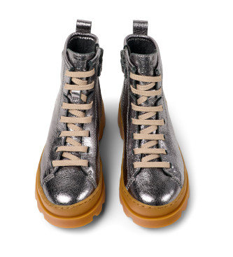 Camper Silver Brutus leather botiens 