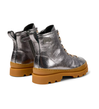 Camper Silver Brutus leather botiens 